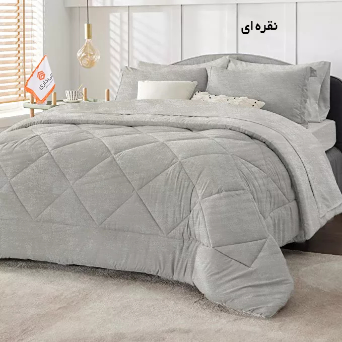 سرویس خواب چیداری طرح پتینه کد 180 دونفره چهار تکه