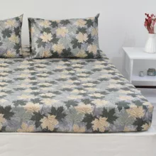 سرویس ملحفه بومرنگ مدل Maple-120 یکنفره 2 تکه