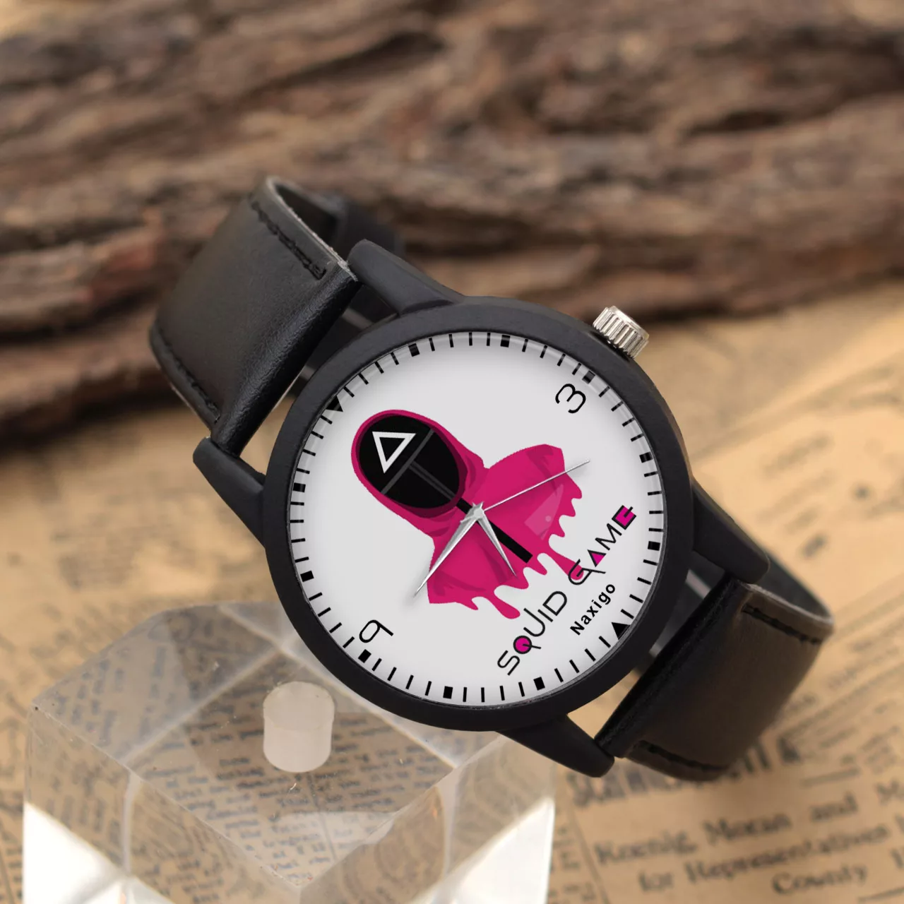 ساعت مچی عقربه ای زنانه و مردانه ناکسیگو مدل بازی مرکب کد LF4920