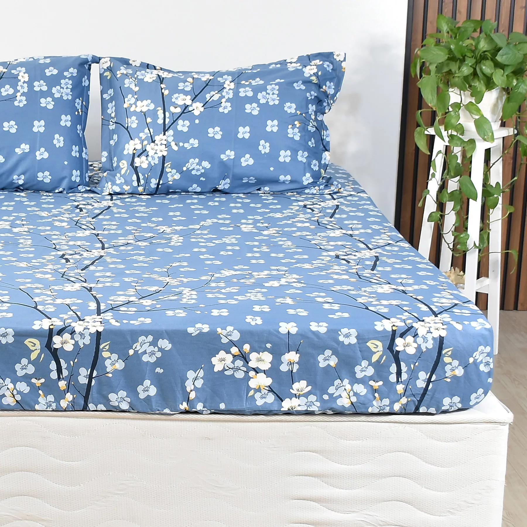 سرویس ملحفه بومرنگ مدل Shokofe-90 یکنفره 2 تکه