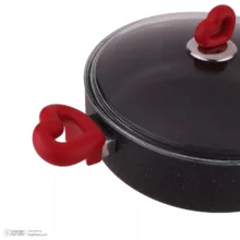 قابلمه زرساب مدل کوتاه قلبی کد GH-426KG سایز 26
