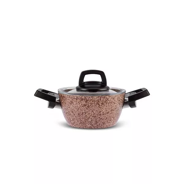 سرویس پخت و پز 5 پارچه کاراجا مدل Bio Granit Wood Stone Mini کد 153.03.08.3538