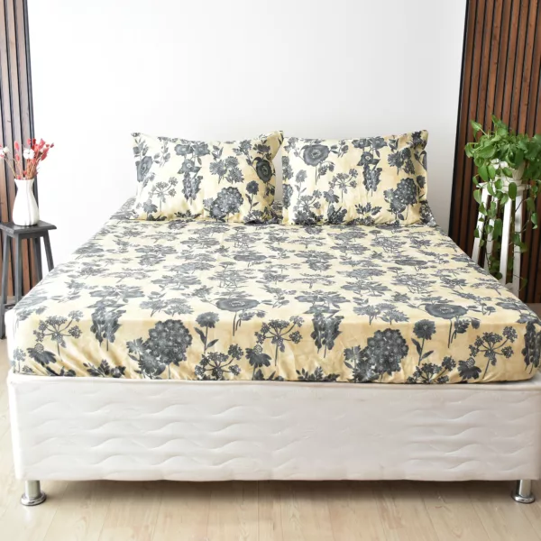 سرویس ملحفه بومرنگ مدل Paniz-160 دونفره 3 تکه