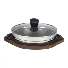 تابه گریل مدل گرد کد un-6005 سایز 28