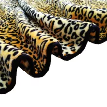 پتوی گلبافت طرح پوست پلنگی سایز 220x160 سانتی متر
