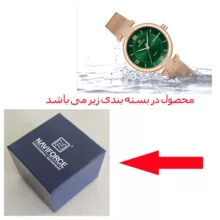 ساعت مچی عقربه ای زنانه نیوی فورس مدل NF5019 RGGN