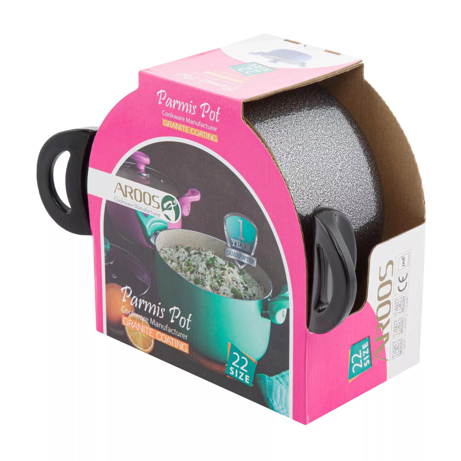 قابلمه عروس مدل پارمیس سایز 22