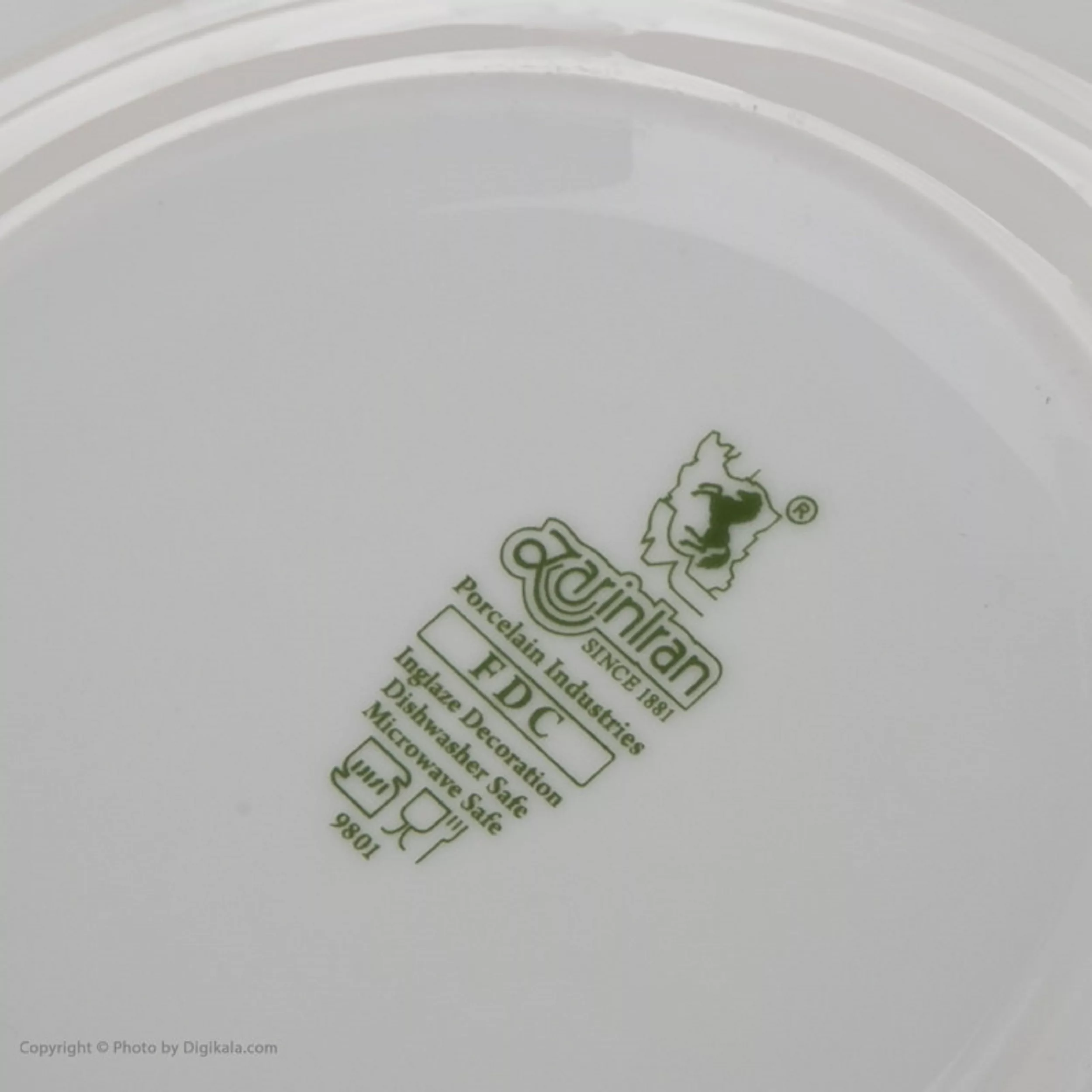 قوری چینی زرین ایران مدل هیئتی 16 سپیدار درجه عالی