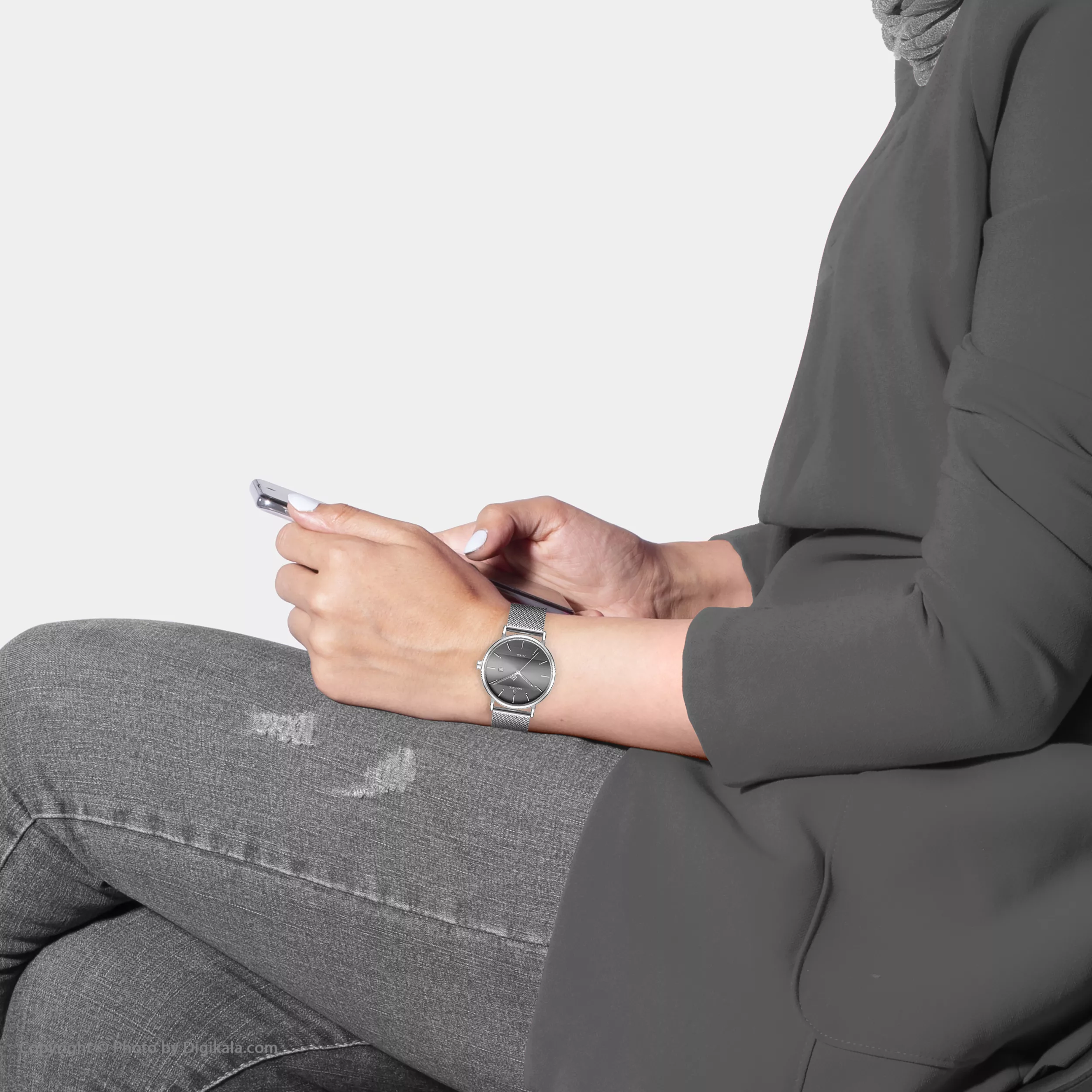 ساعت مچی عقربه ای زنانه نیوی فورس کد NF3008L -S-B