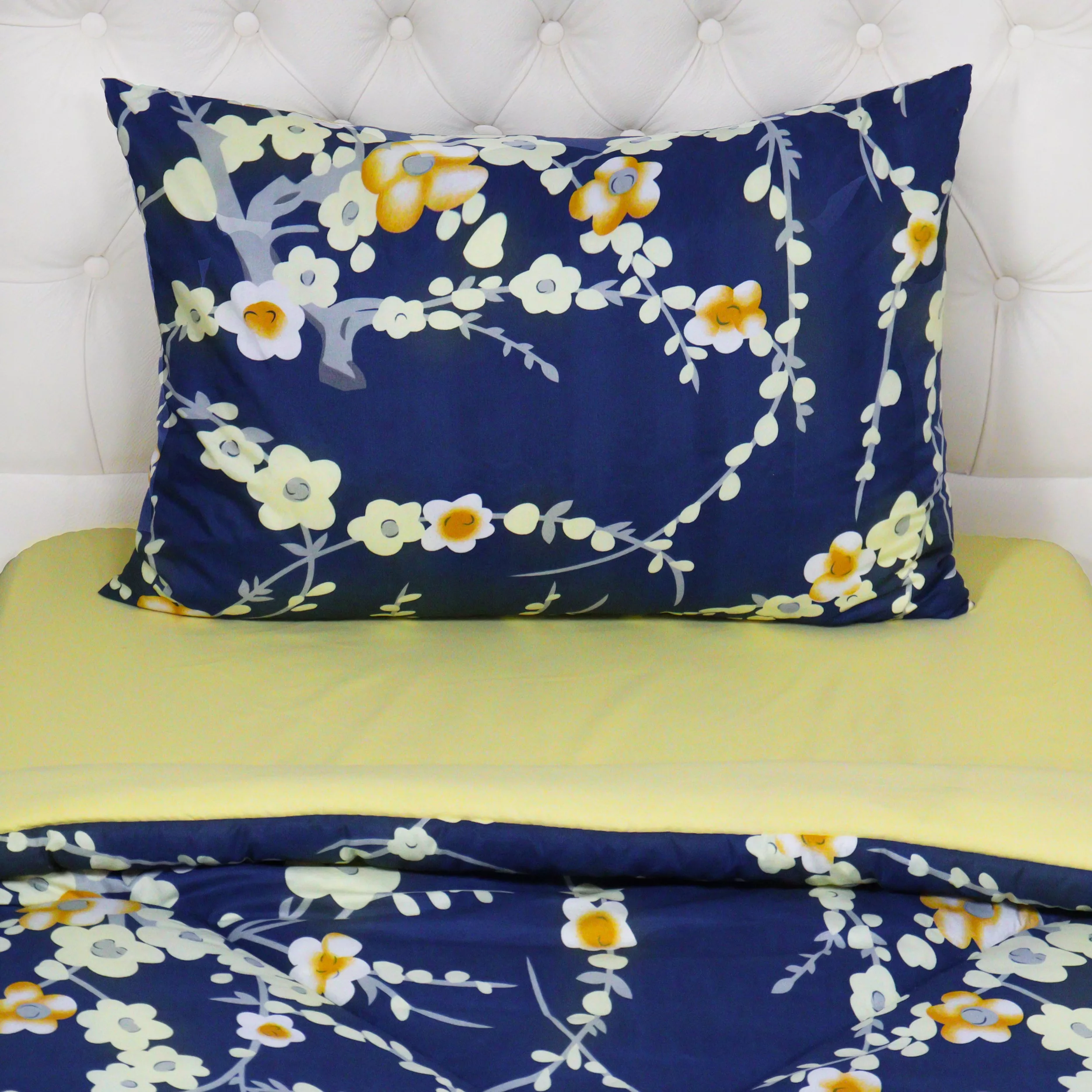 سرویس خواب مانیکاهوم طرح Azargoon plus سرمه‌ای یکنفره سه تکه