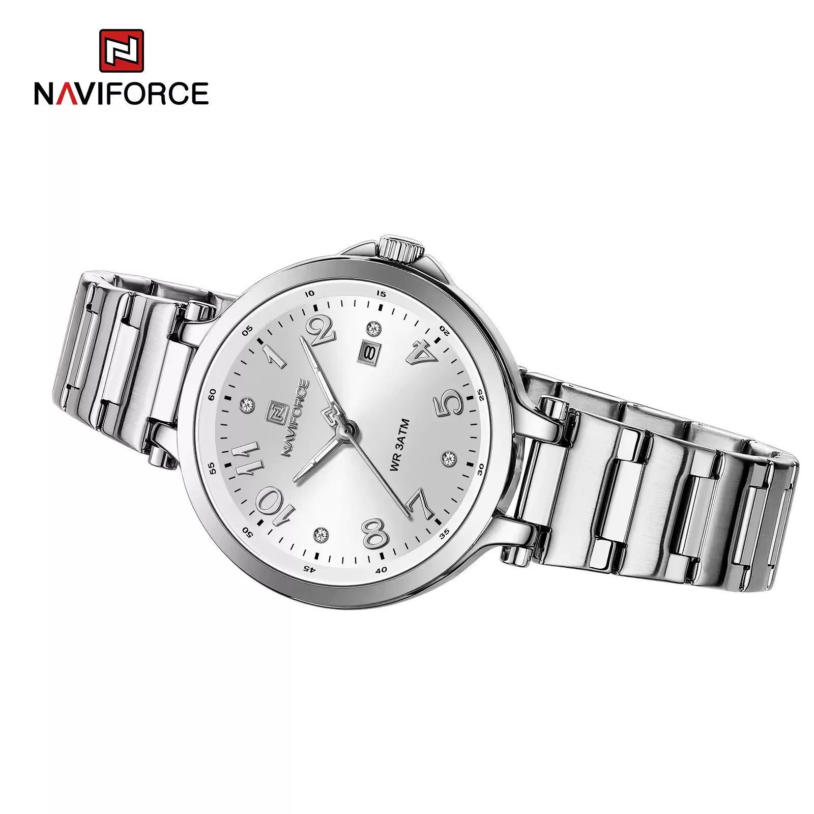 ساعت مچی عقربه ای زنانه نیوی فورس مدل NF5033SW