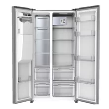 یخچال فریزر ساید بای ساید 28 فوت ایکس ویژن مدل HS600-WI/SI، دارای آب سردکن و یخساز اتوماتیک، با ارتفاع 177، عمق 73 و پهنای 91 سانتی متر، میزان مصرف انرژی A++، دارای 4 طبقه در یخچال و 4 طبقه در فریزر