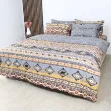 سرویس ملحفه بومرنگ مدل Ashayer دونفره 6 تکه