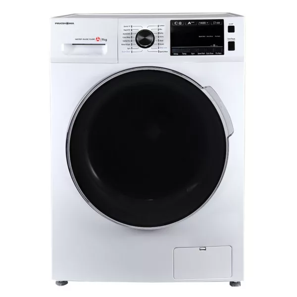 ماشین لباسشویی پاکشوما مدل TFB - 96401 WT ظرفیت 9 کیلوگرم