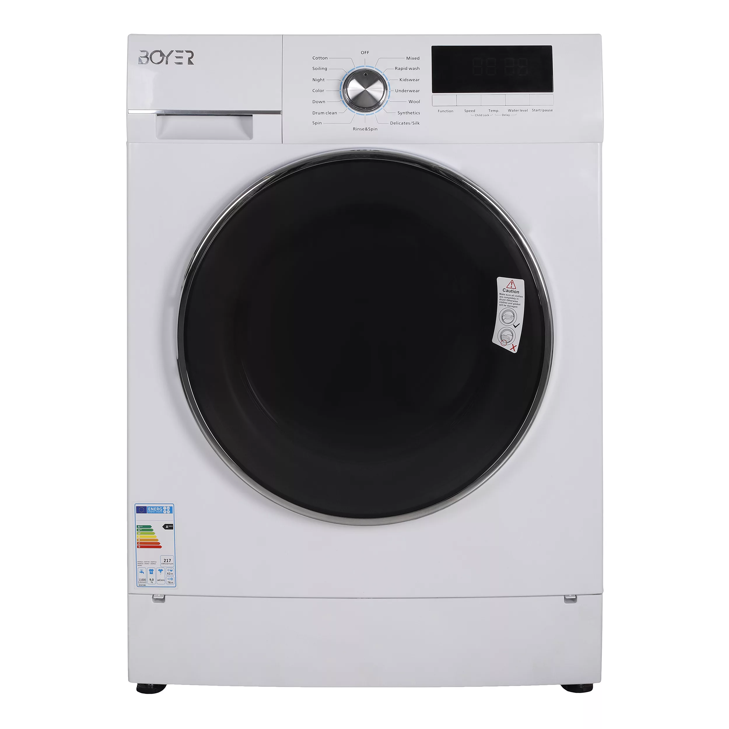 ماشین لباسشویی بویر مدل B1140 ظرفیت ۹ کیلوگرم