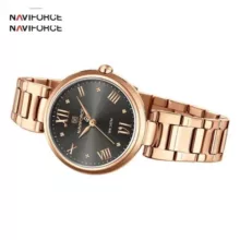 ساعت مچی عقربه ای زنانه نیوی فورس مدل NF5030RGB