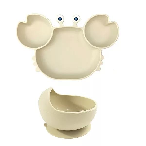 ظرف غذای کودک مدل رنگین کمان مجموعه 7 عددی