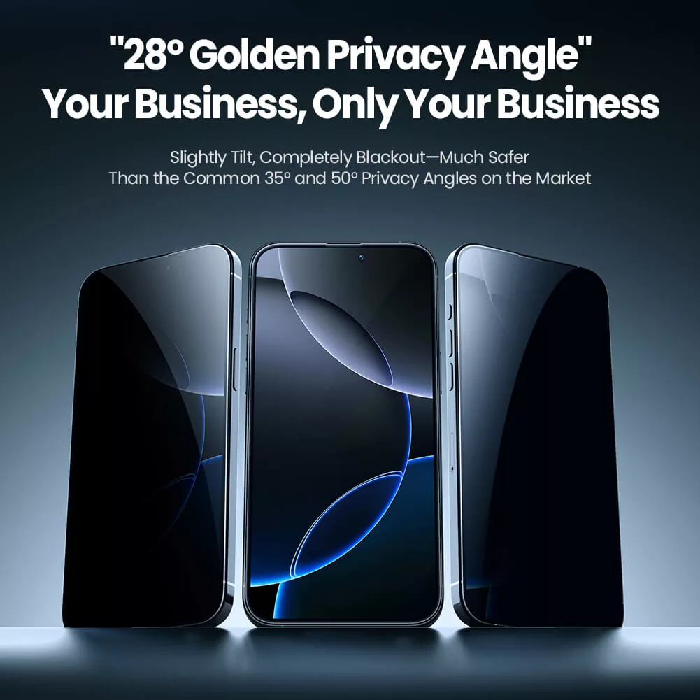 محافظ صفحه نمایش حریم شخصی بوف مدل BullRun Privacy Pro مناسب برای گوشی موبایل اپل iPhone 16 Pro