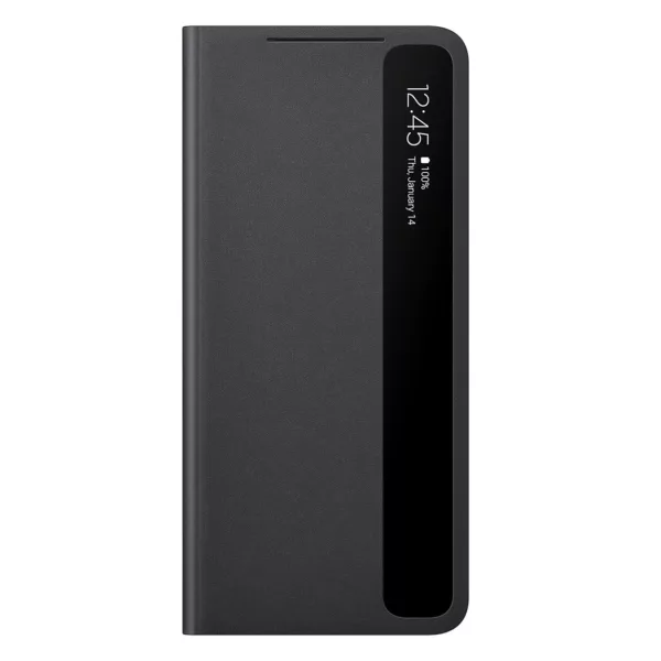 کیف کلاسوری مدل Smart Clear View مناسب برای گوشی موبایل سامسونگ Galaxy S21 Ultra