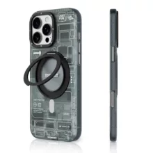 کاور یانگ کیت مدل Cyberpunk 360° Spin Magnetic Stand Case مناسب برای گوشی موبایل اپل iphone 16 promax