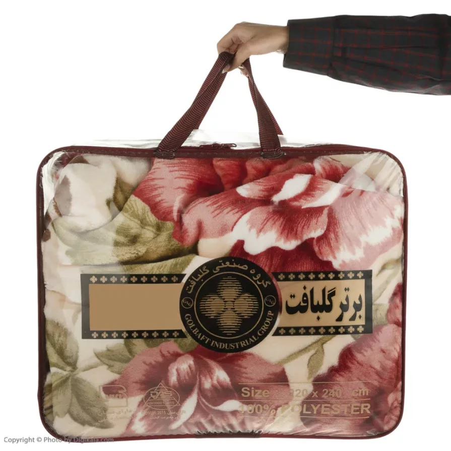 پتوی گلبافت مدل برتر سایز 160x220 سانتی متر