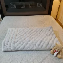 لحاف مدل پشم دست دوز  تک نفره سایز 215×180 سانتی متر
