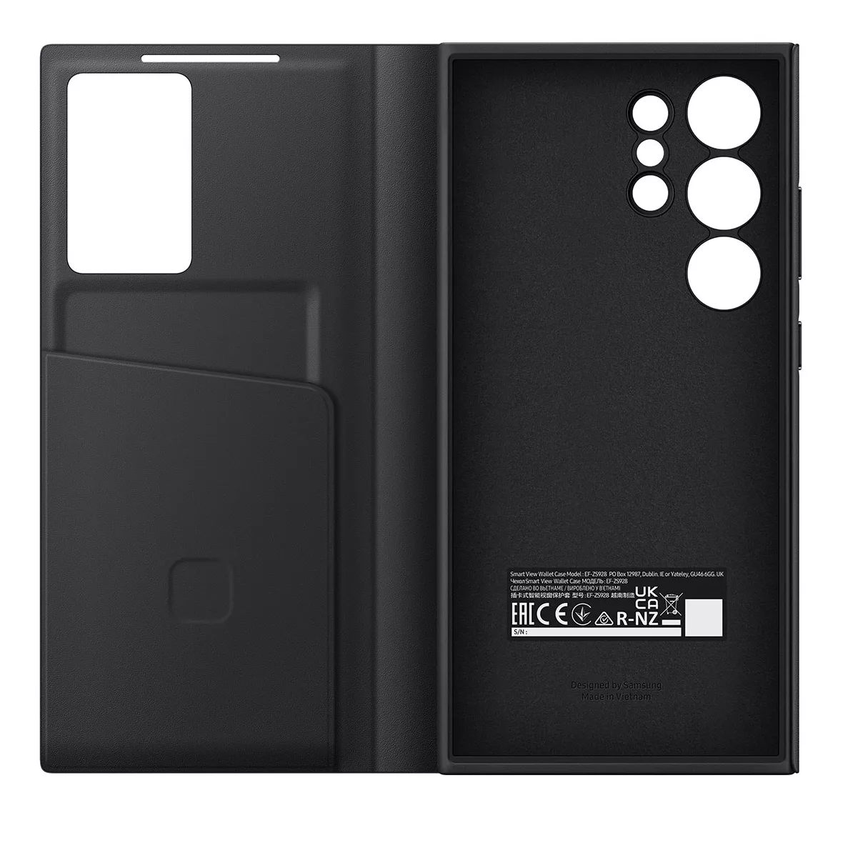 کیف کلاسوری بادیگارد مدل S-View Cover مناسب برای گوشی موبایل سامسونگ Galaxy S24 Ultra