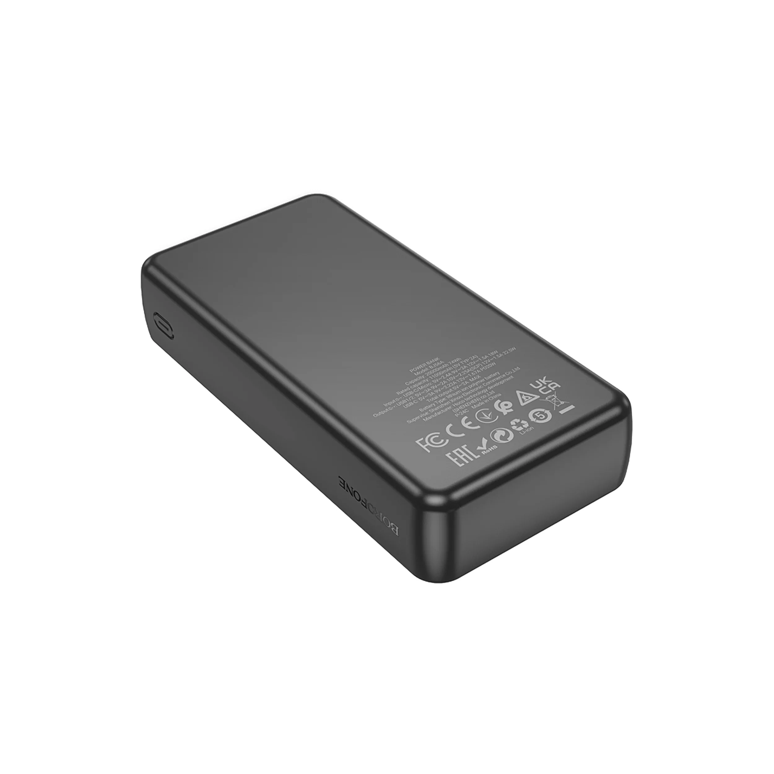 پاوربانک بروفون مدل BJ56A 22.5W+PD 20W ظرفیت 20000 میلی آمپر ساعت