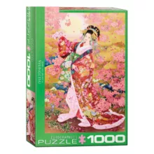 پازل 1000 تكه يوروگرافيكس پازلز طرح ژاپني كد 0984