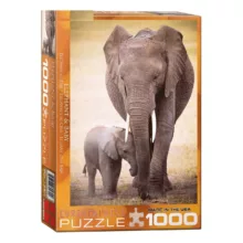 پازل 1000 تكه يوروگرافيكس پازلز طرح فيل كد 0270