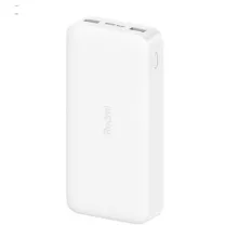 پاوربانک شیائومی مدل Redmi ظرفیت 20000 میلی آمپرساعت به همراه کابل تبدیل microUSB