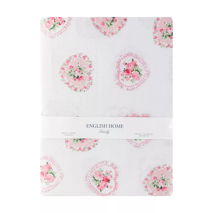 روکش لحاف انگلیش هوم مدل Rose Passion یک نفره 160x220 سانتی متر