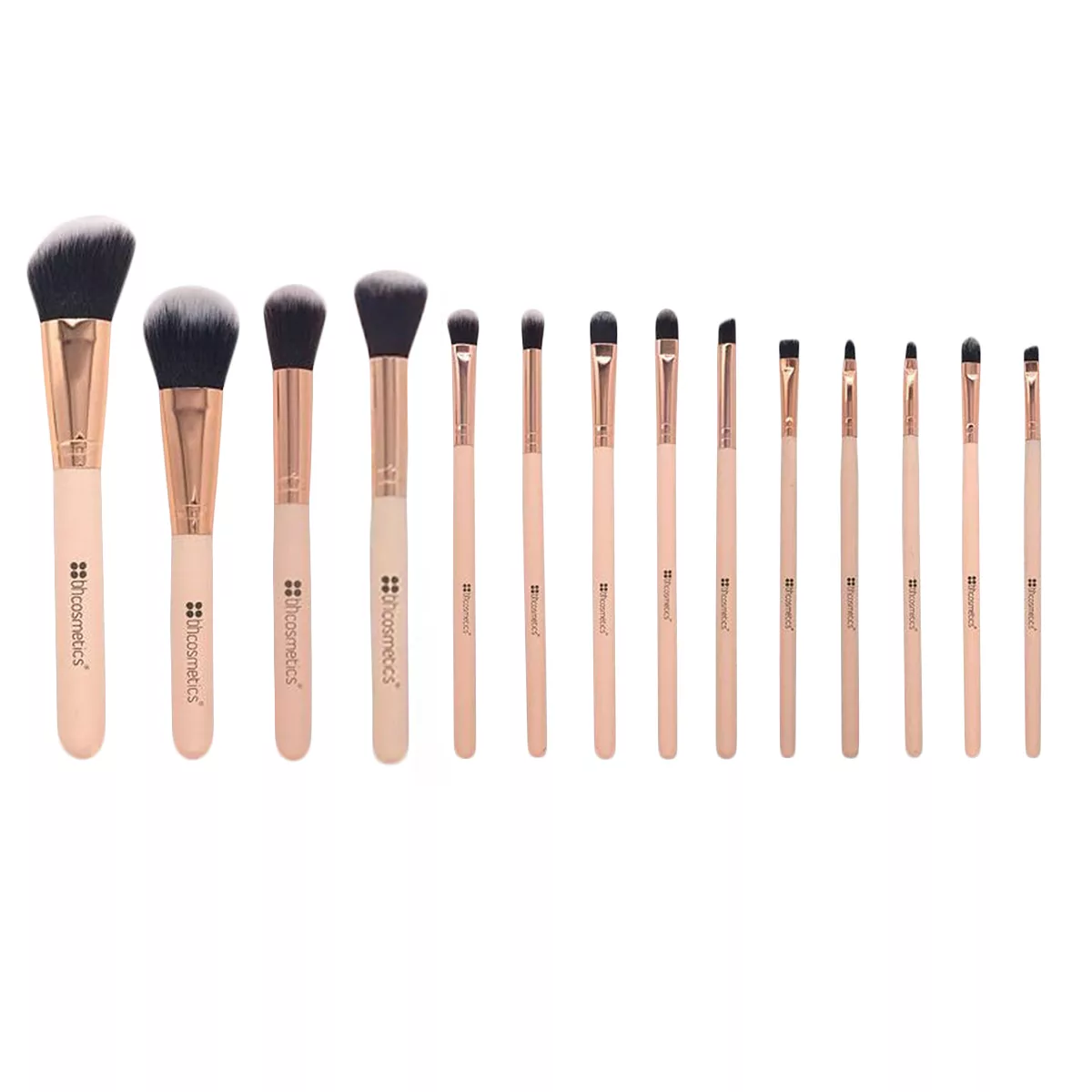 ست برس آرایشی مدل chic بسته 14 عددی