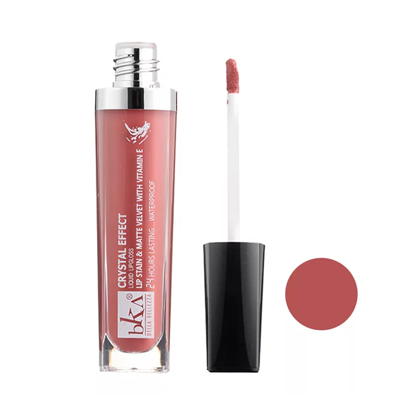 رژ لب مایع بکا کد LG363944 مجموعه 3 عددی به همراه کیف لوازم آرایش VP