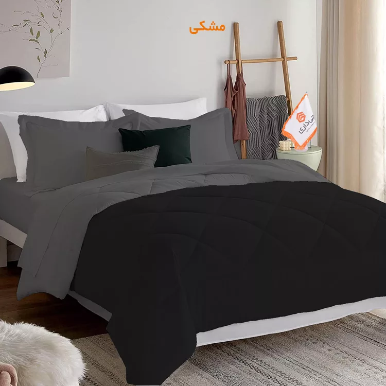 لحاف چیداری مدل دورو یک نفره سایز 160x220 سانتی متر