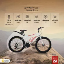 دوچرخه کوهستان مدل summer 01 سایز طوقه 26