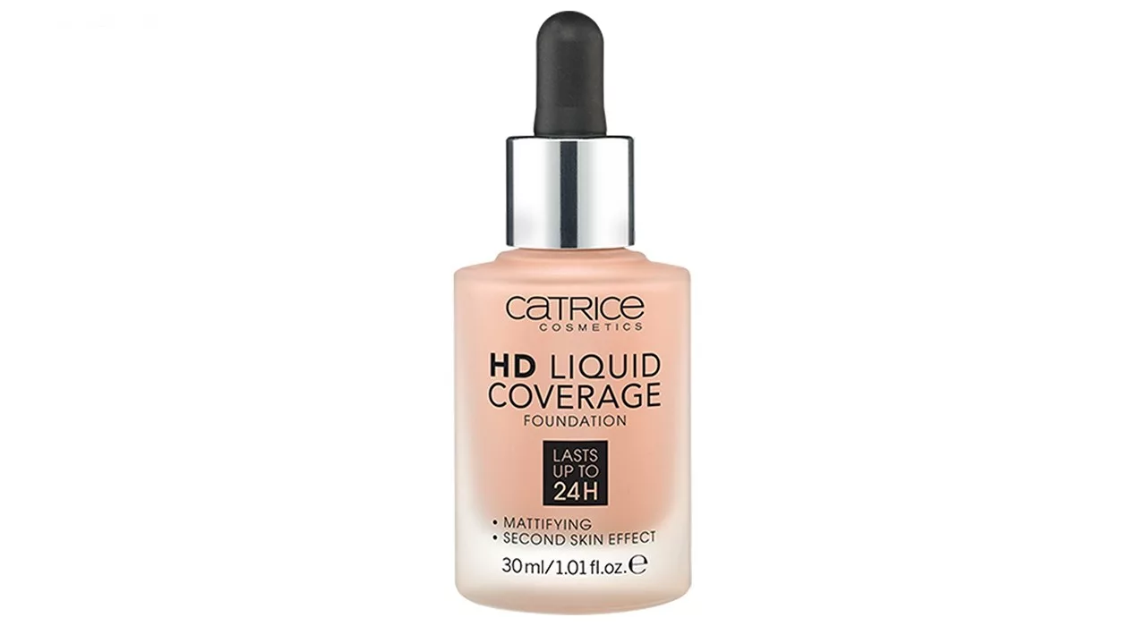 کرم پودر کاتریس سری HD مدل Liquid Coverage شماره 040