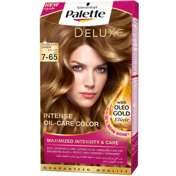 کیت رنگ مو پلت سری Deluxe مدل Golden Gloss Mocca شماره 65-7