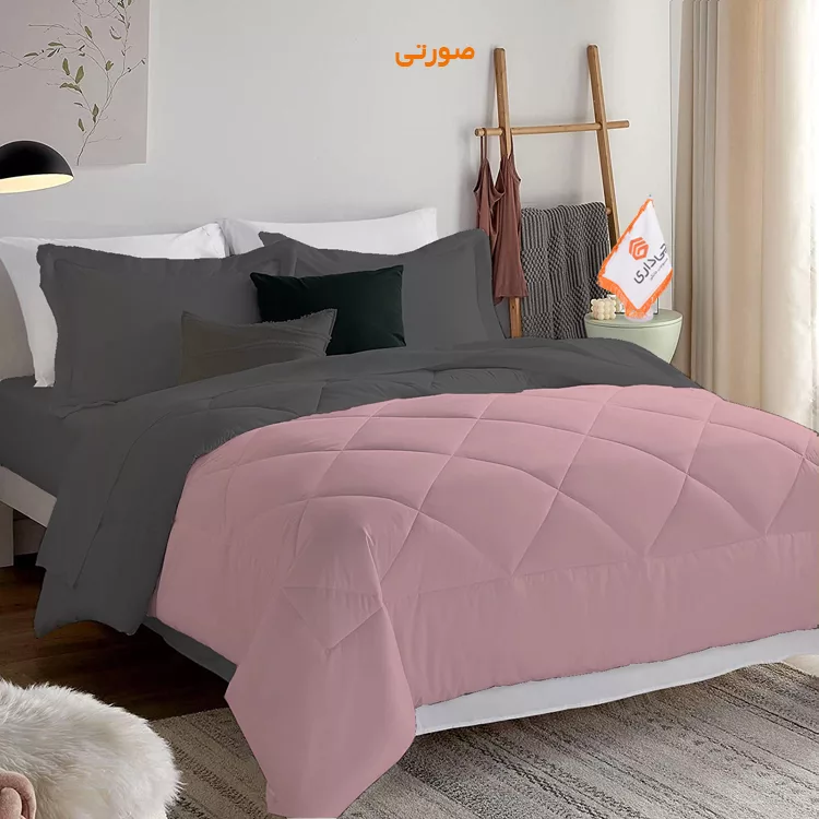 لحاف چیداری مدل دورو یک نفره سایز 160x220 سانتی متر
