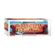پازل 1000 تکه یوروگرافیکس پازلز مدل Lounging Labs كد 5629-6010