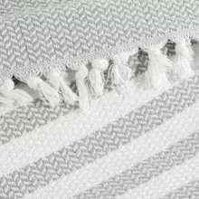 روتختی مادام کوکو مدل Sheryl Beyaz Gri تک نفره سایز 220×160 سانتی متر