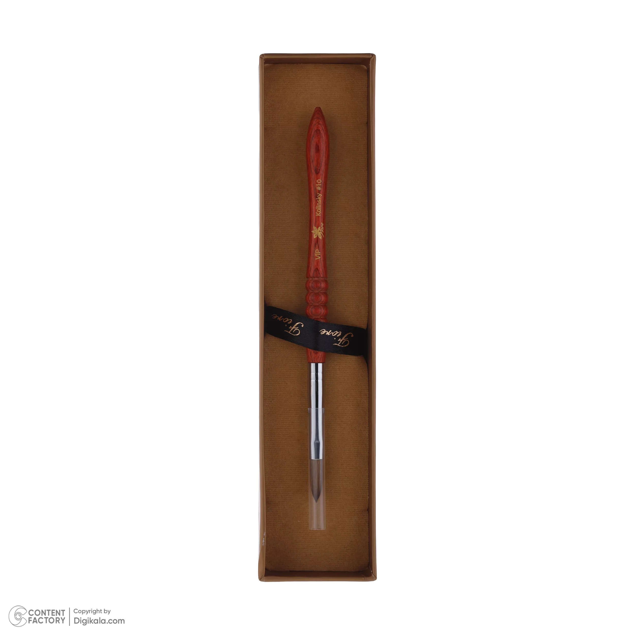 قلم کاشت ناخن فیوره مدل دسته چوبی شماره 10 سری جعبه دار کد 001