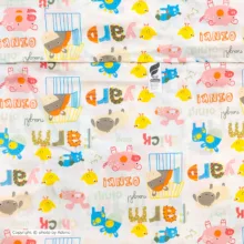 کاور لحاف آدنو مدل Zoo کد FI13 یک نفره سایز 160x220 سانتی متر