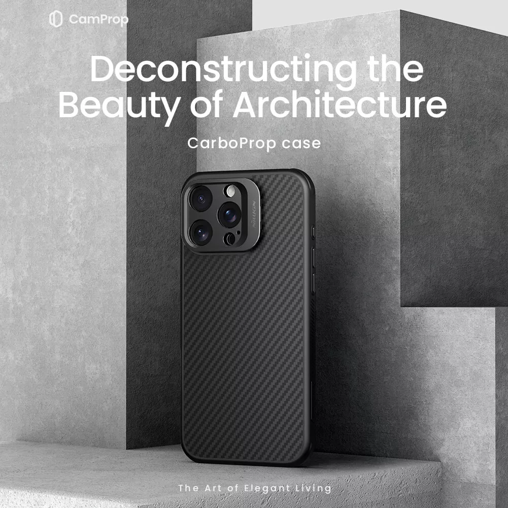 کاور نیلکین مدل CarboProp Magnetic Hole version مناسب برای گوشی موبایل اپل iPhone 16 Pro Max