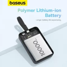 پاوربانک باسئوس مدل Magnetic Mini ظرفیت 10000 میلی آمپر ساعت