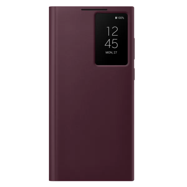 کیف کلاسوری مدل Clear View Cover مناسب برای گوشی موبایل سامسونگ Galaxy S22 Ultra