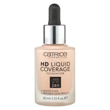 کرم پودر کاتریس سری HD مدل Liquid Coverage شماره 010