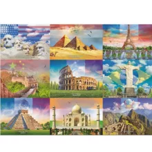 پازل 200 تکه راونزبرگر مدل Monuments Of the World کد 13290