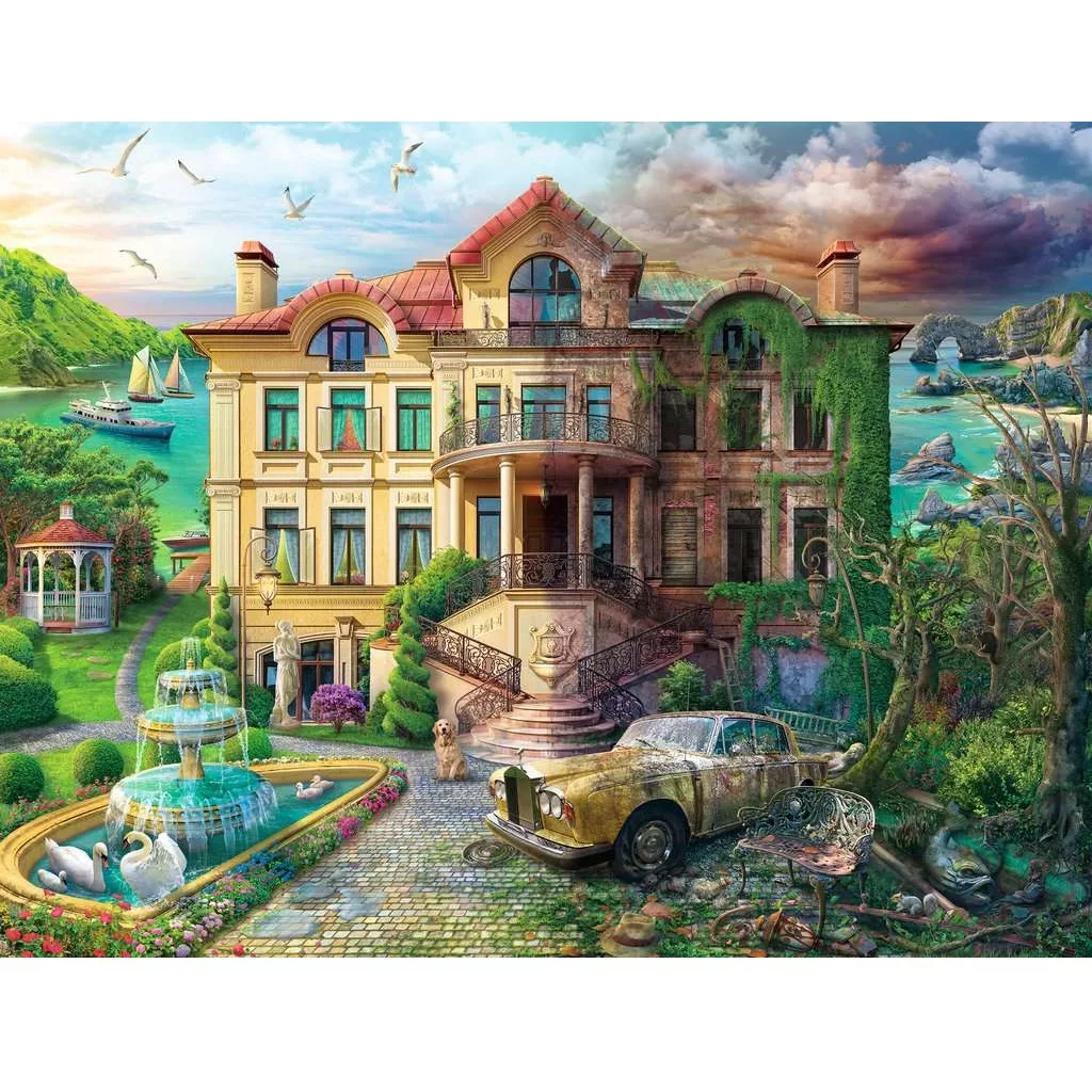 پازل 2000 تکه راونزبرگر مدل Cove Manor Echoes کد 17464