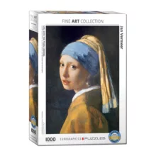 پازل 1000 تکه یوروگرافیکس پازلز مدل  6000-5158 Girl with Pearl Earring